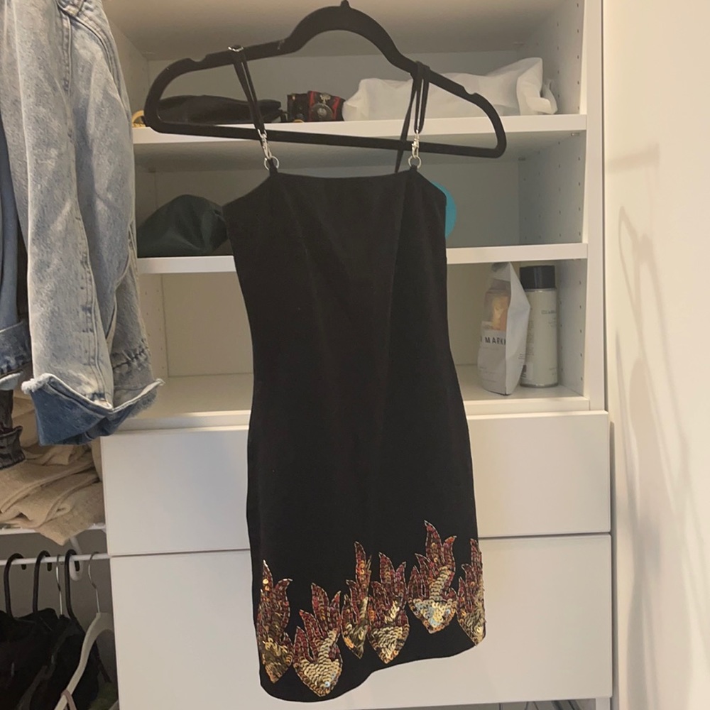 Her Pony the Label Fire Sequin Dress.